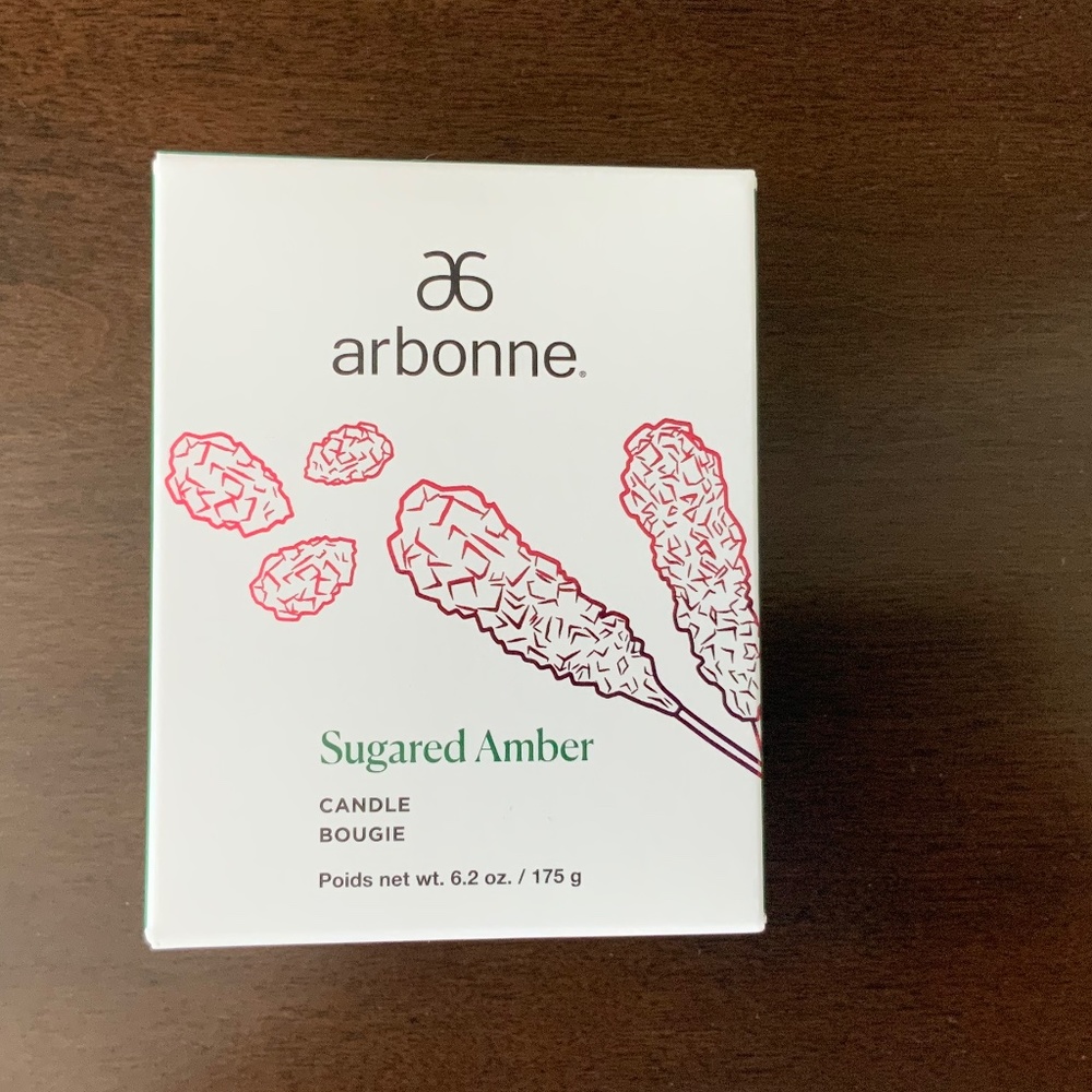 Arbonne Sugared Amber Candle